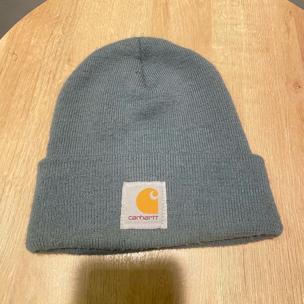 Green Carthartt Cuffed Beanie